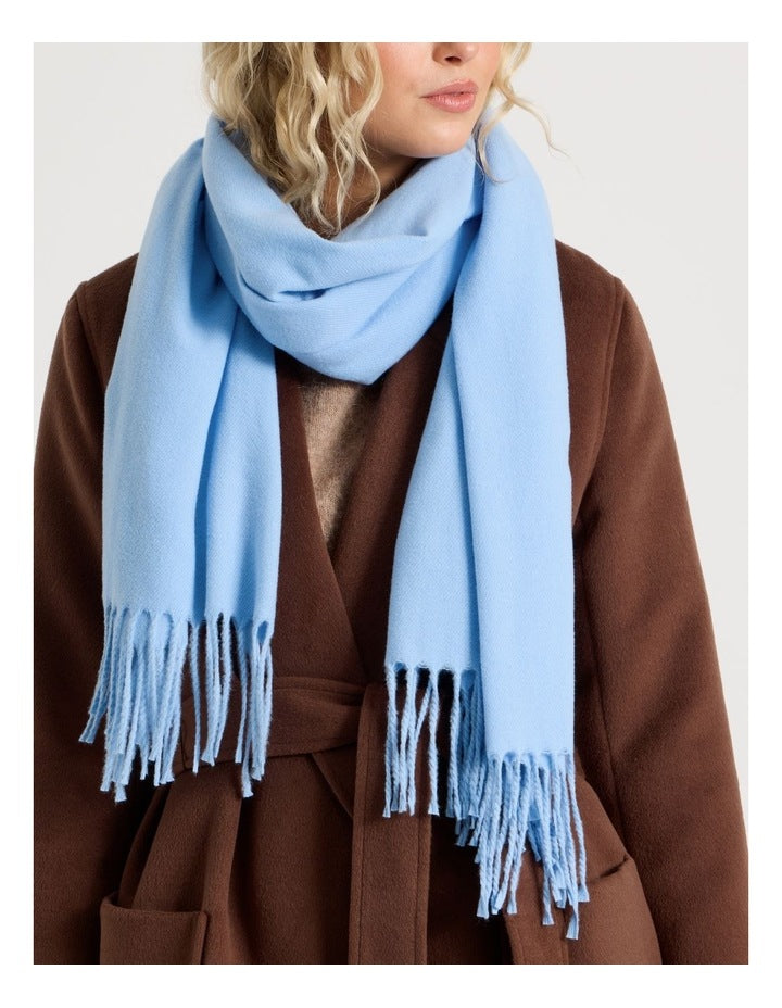 Pashminetta Winter Scarf in Sky Blue