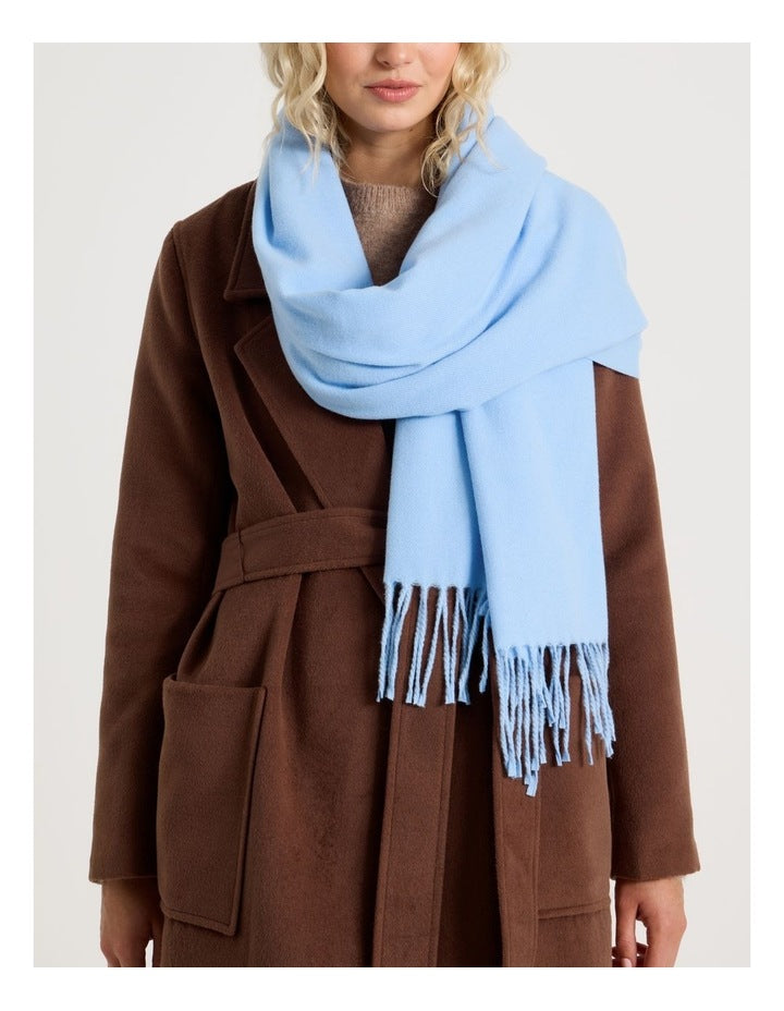 Pashminetta Winter Scarf in Sky Blue
