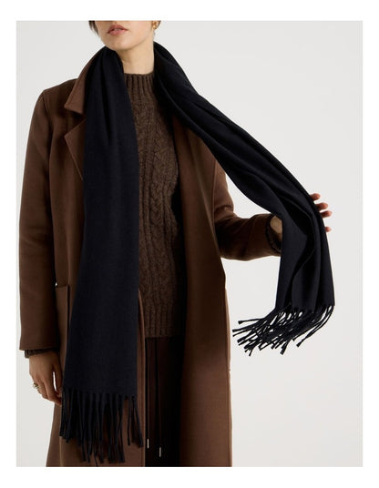 Pashminetta Winter Scarf in Black