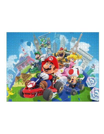 Mariokart Around the World 1000 Piece Puzzle