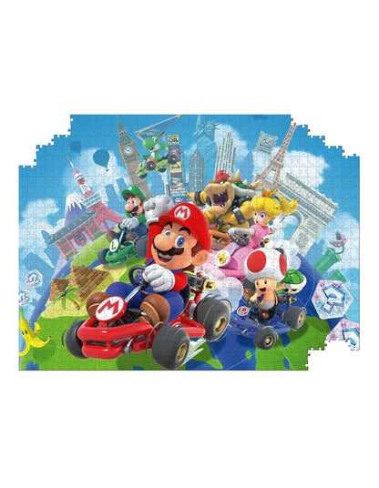 Mariokart Around the World 1000 Piece Puzzle