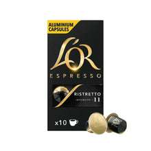 L'OR ESPRESSO RISTRETTO INTENSITY 11 COFFEE CAPSULES NESPRESSO* COMPATIBLE 52G:.:10 PACK