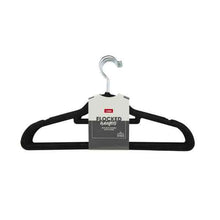 Flocked Hangers Black