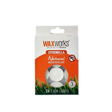 WAXWORKS CITRONELLA MOZZIE REPELLENT TEA LIGHTS