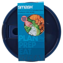 Smash Leak Proof Double Wall Stainless Steel Bowl 600ml Each