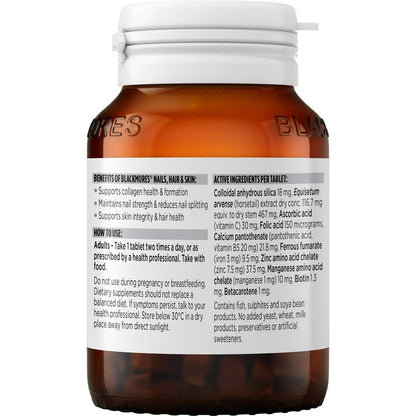 Blackmores Nails Hair & Skin Tablets 120 Pack
