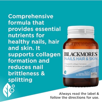 Blackmores Nails Hair & Skin Tablets 120 pack
