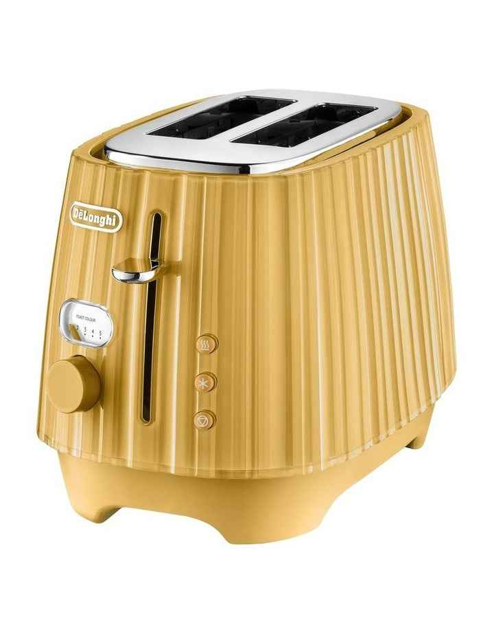 Ballerina 2 Slice Toaster CTD2003.Y in Yellow