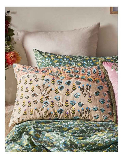 My Country Quilted Cotton Coverlet by Michelle Pula Holmes