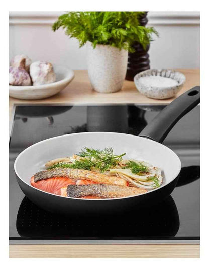 Essenza Nonstick Ceramic Open French Skillet 32cm in Black
