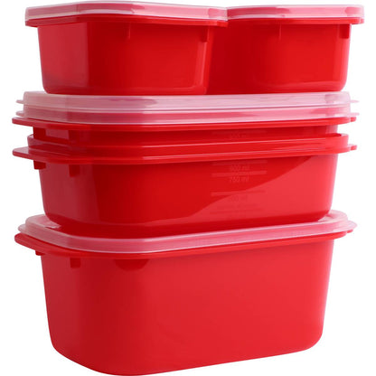 Decor Microsafe Microwavable Container Set 5 pack