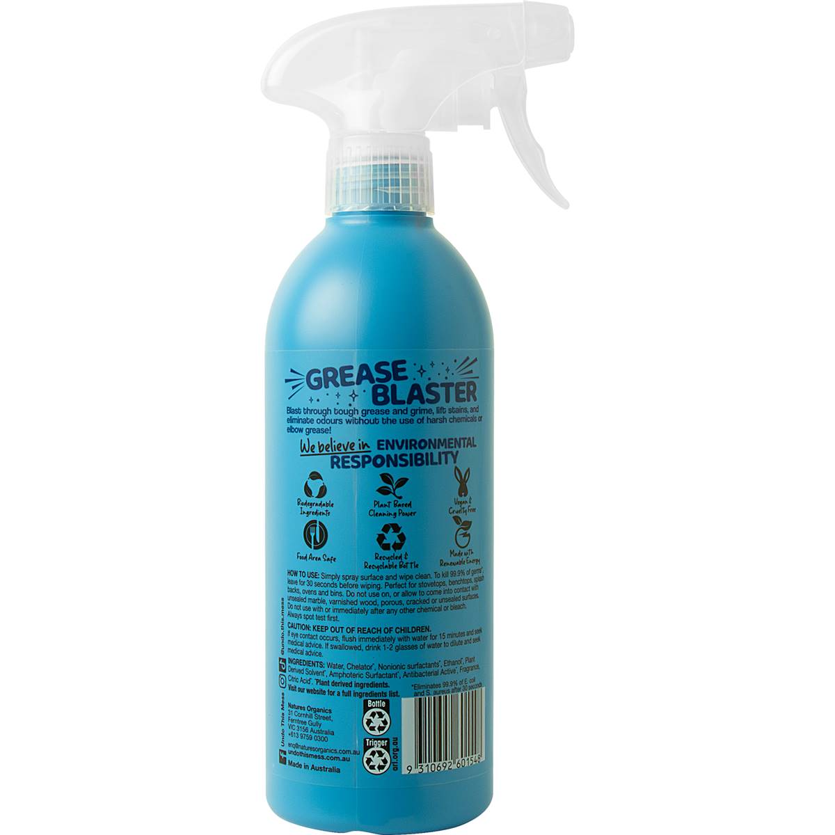 Undo This Mess Grease Blaster Cleaner 475ml