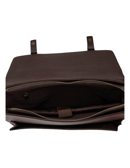 Leather Messenger Bag Bag Brown