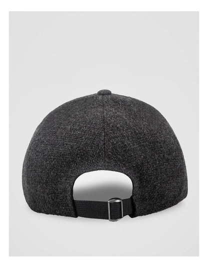 Textured Cap  Hat Charcoal