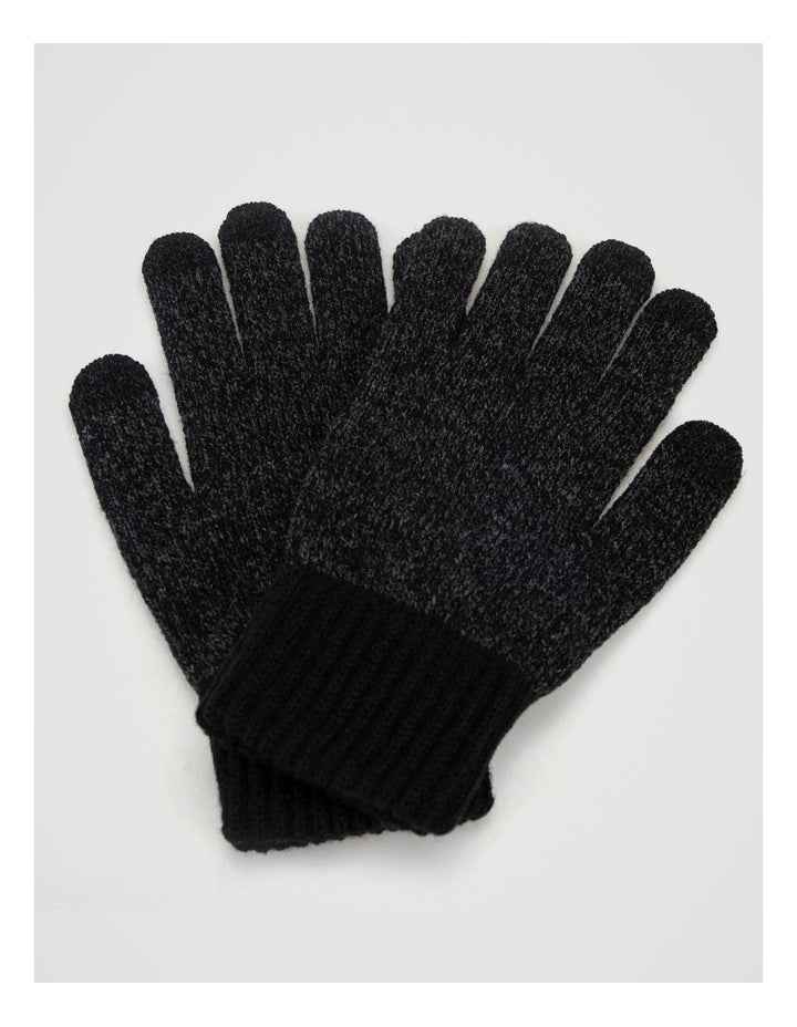 Knitted Glove  Winter Accessory Black
