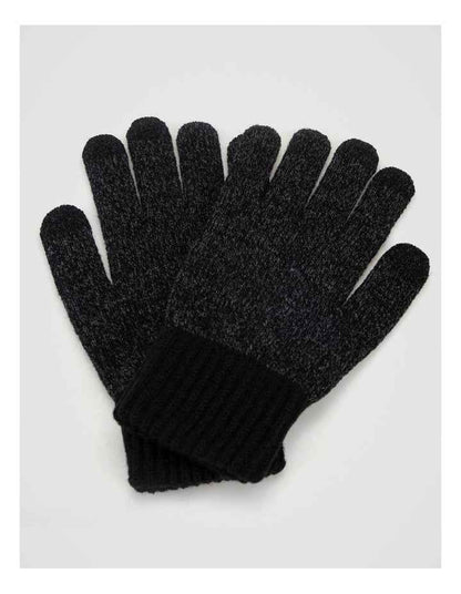 Knitted Glove  Winter Accessory Black