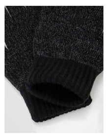 Knitted Glove  Winter Accessory Black