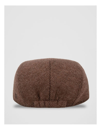 Ribbed Driving Cap Hat Chocolate