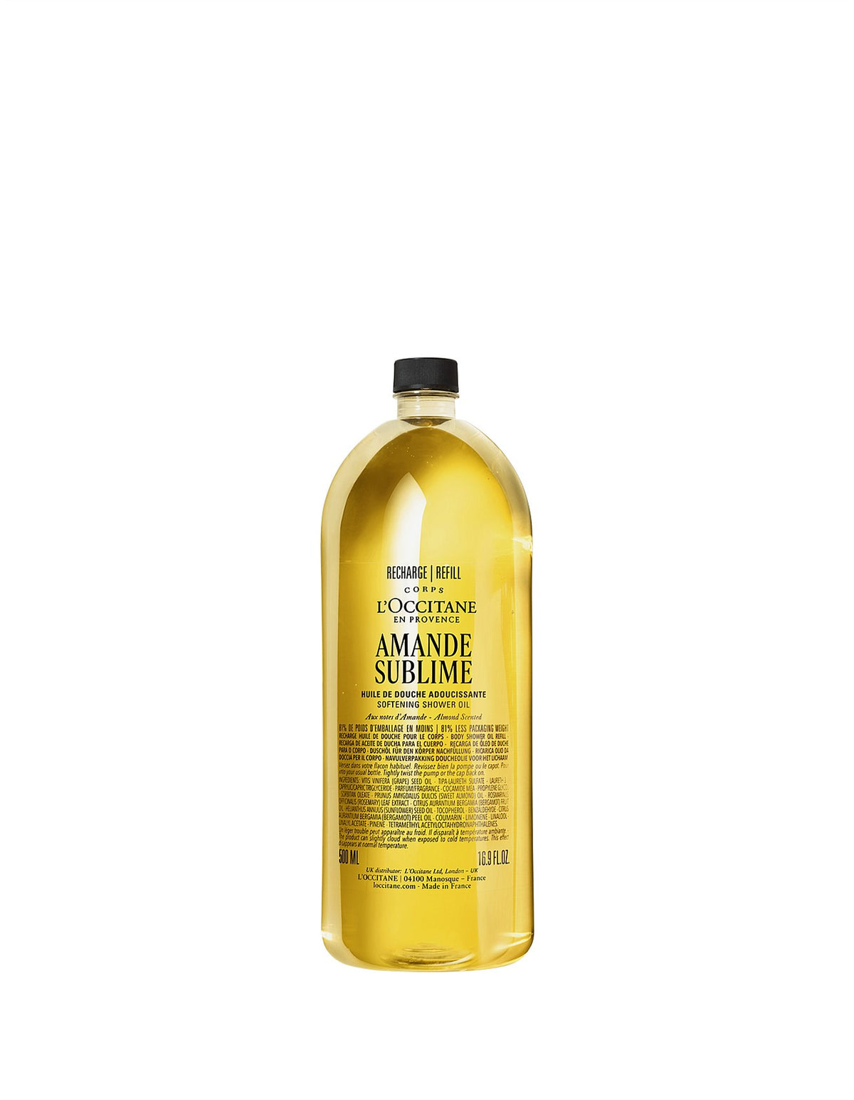 Almond Softening Shower Oil Refill 500ml