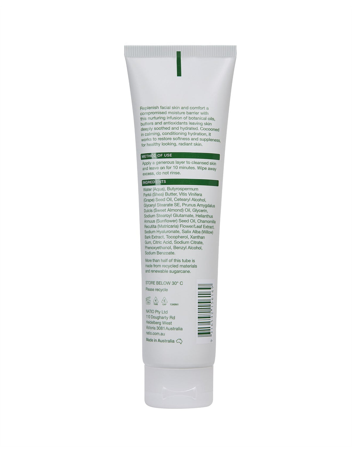 Calm Intense Hydration Recovery Mask 100g