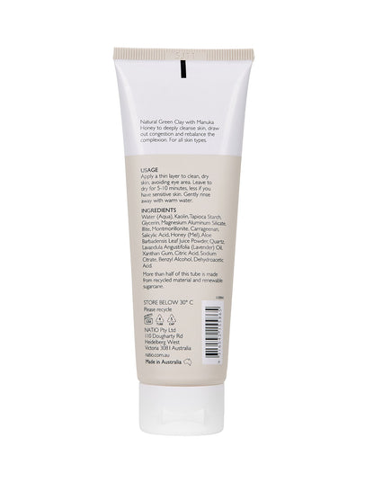 Spa Green Clay & Manuka Honey Face Mask 100g