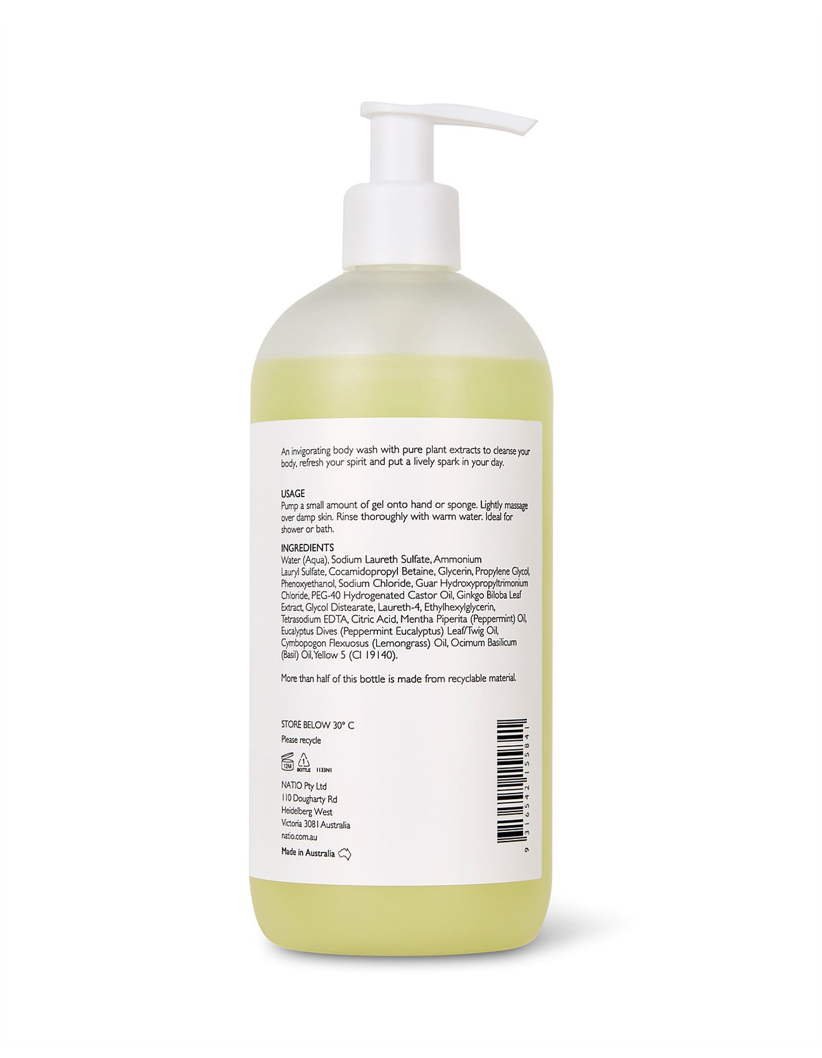 Spa Pep-Up Body Cleanser 500ml