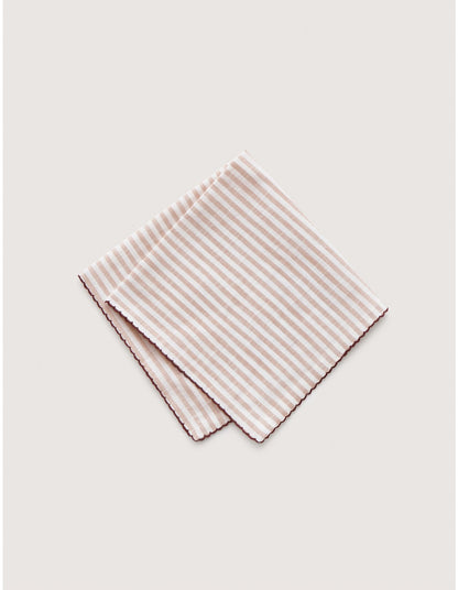 VINA STRIPE NAPKIN 2 PACK IN DUNE