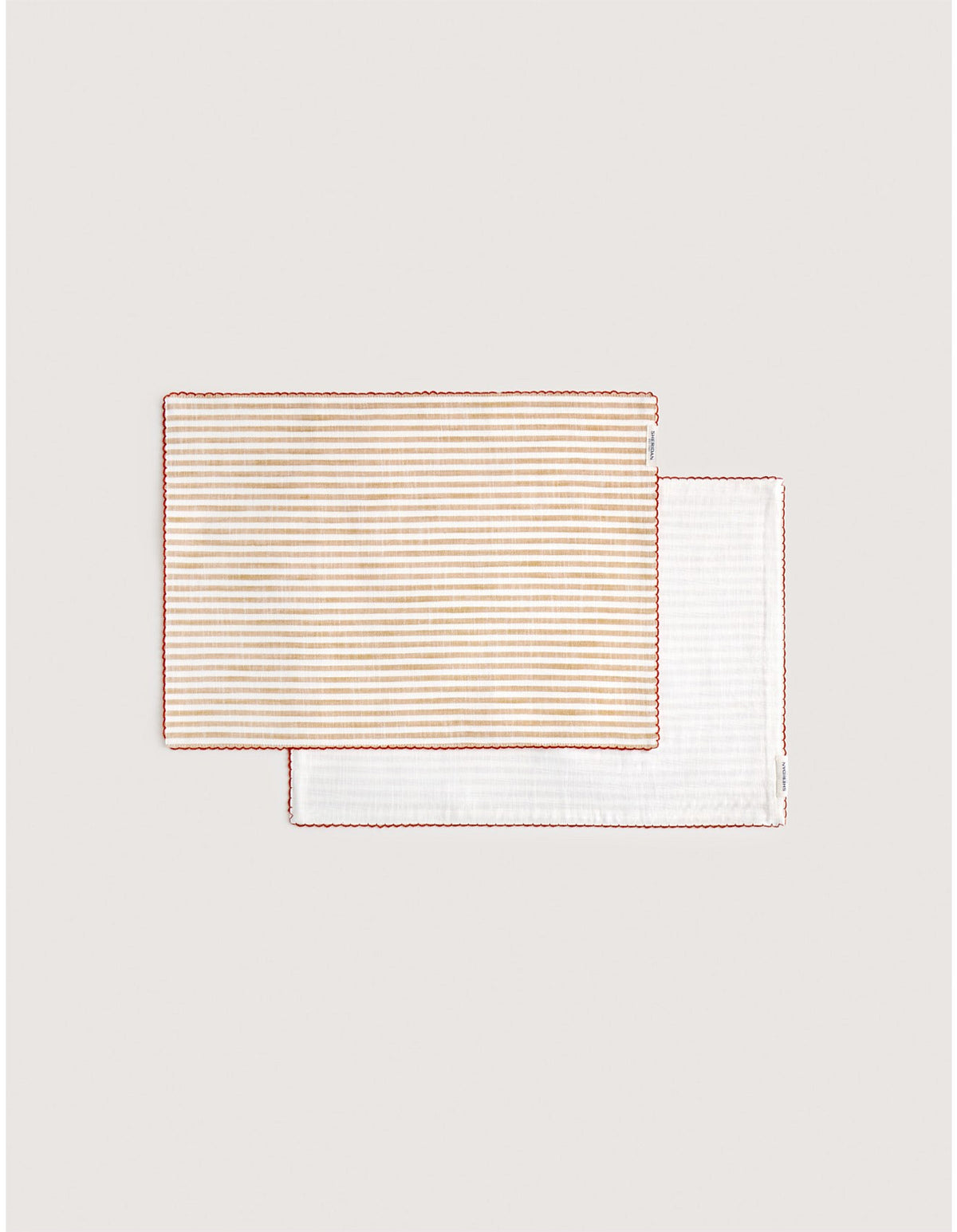 VINA PLACEMAT 2 PACK IN CARAMEL