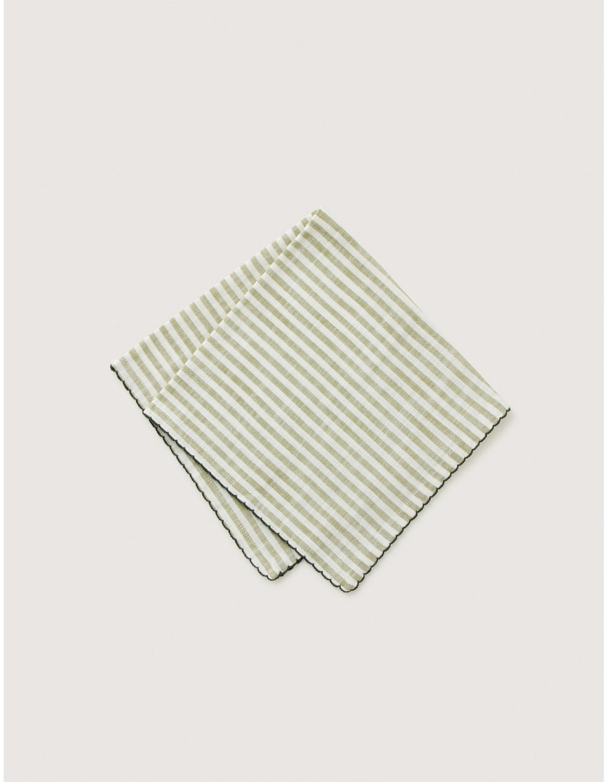 VINA STRIPE NAPKIN 2 PACK IN GARDEN