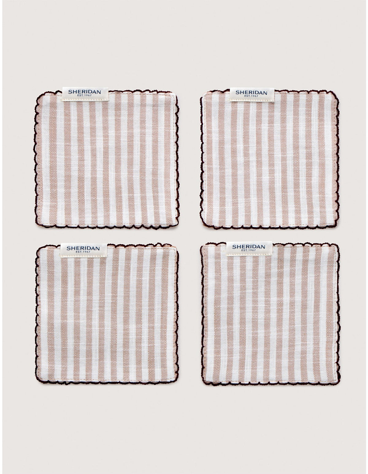 VINA COASTER 4 PACK IN DUNE