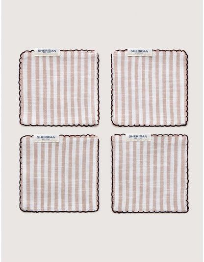 VINA COASTER 4 PACK IN DUNE