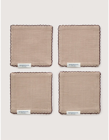 VINA COASTER 4 PACK IN DUNE