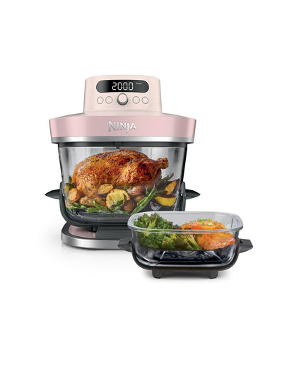 Crispi Pro 6-in-1 Countertop Glass Air Fryer Rose Quartz