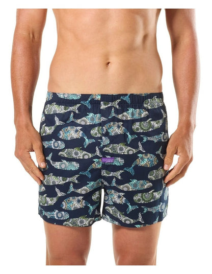 Making Waves Cotton Woven Boxers 3 Pack in Multi