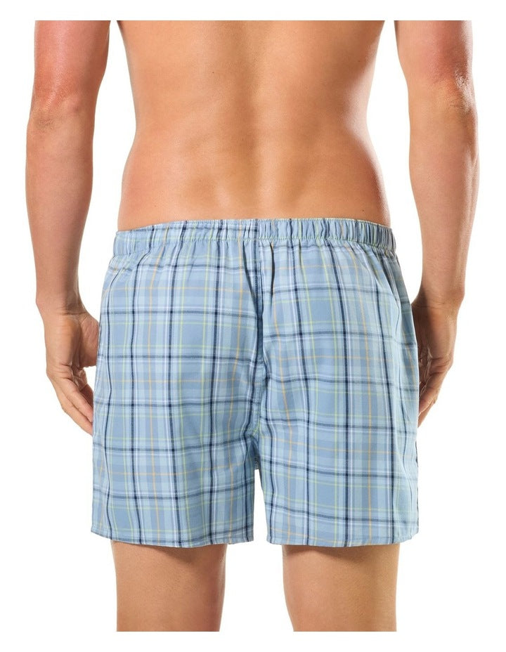 Making Waves Cotton Woven Boxers 3 Pack in Multi