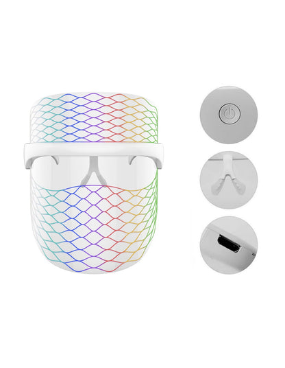 LED Light Therapy Mask White