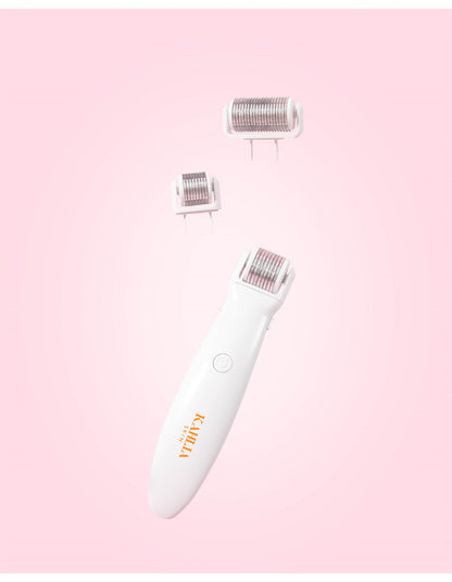 LED Derma Roller Kit White