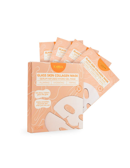 Glass Skin Collagen Mask White & Clear