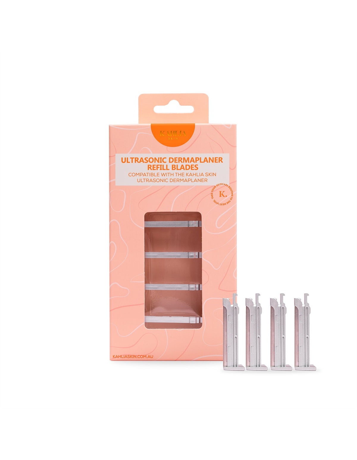 Ultrasonic Dermaplaner Refill Blades Pink