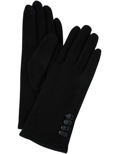 Button Trimmed Gloves