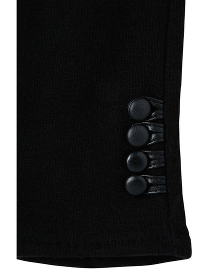Button Trimmed Gloves