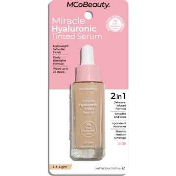 MCoBeauty Miracle Hyaluronic Tinted Serum 2-3 Light 30mL