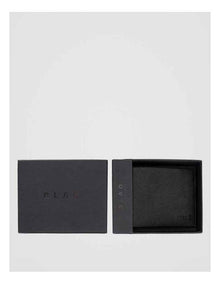 Saffiano Bifold Leather Wallet Black Wallet Black