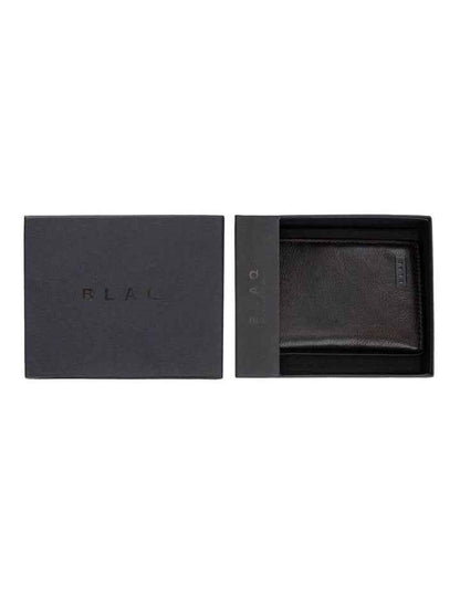 Leather Magnetic Closure Wallet Brown/Burgundy Wallet Brown/Burgundy