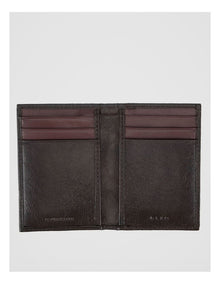 Leather Magnetic Closure Wallet Brown/Burgundy Wallet Brown/Burgundy