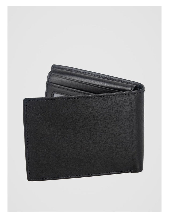 Flip Wallet With Zip Black Wallet Black