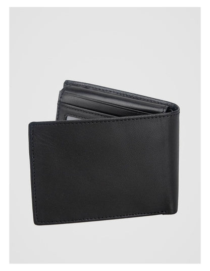 Flip Wallet With Zip Black Wallet Black