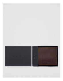 Flip Wallet With Zip Dark Tan Wallet Dark Tan