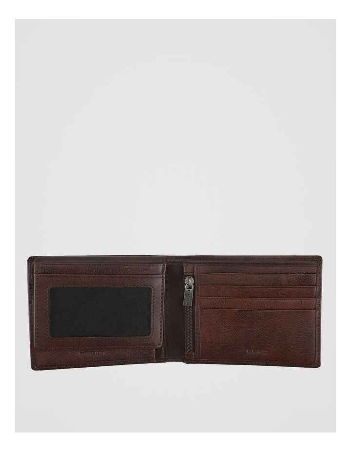Flip Wallet With Zip Dark Tan Wallet Dark Tan