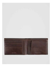 Bifold Leather Wallet With Coin Purse Brown Wallet Brown